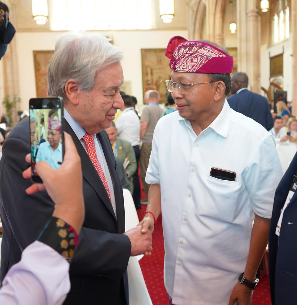 Koster Jadi Satu-satunya Gubernur Asia di London Climate Action Week 2026