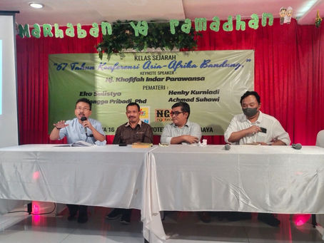 Kelas Sejarah, Inspirasi Solidaritas Global dari 67 Tahun KAA Bandung