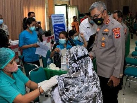 Kapolda NTT Berharap Semua Masyarakat Dapat Divaksin Tahap 1,2 Dan 3