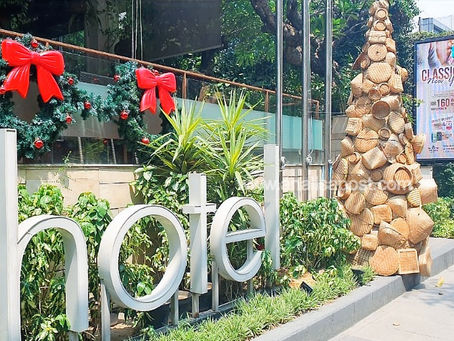 Keren Besek dan Tampah Bekas Disulap Jadi Pohon Natal