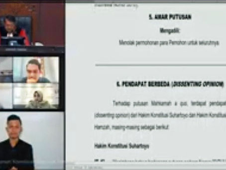 MK Menolak Semua Gugatan Tentang Batas Usia Capres dan Cawapres