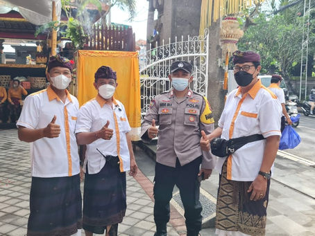 Kapolsek Kuta Utara Hadiri Pemelaspasan Krematorium Dharma Kerti Dalem Kerobokan 