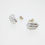 Thumbnail: Clodagh Molloy Sterling Silver Medium Trilobite Fossil Stud Earrings