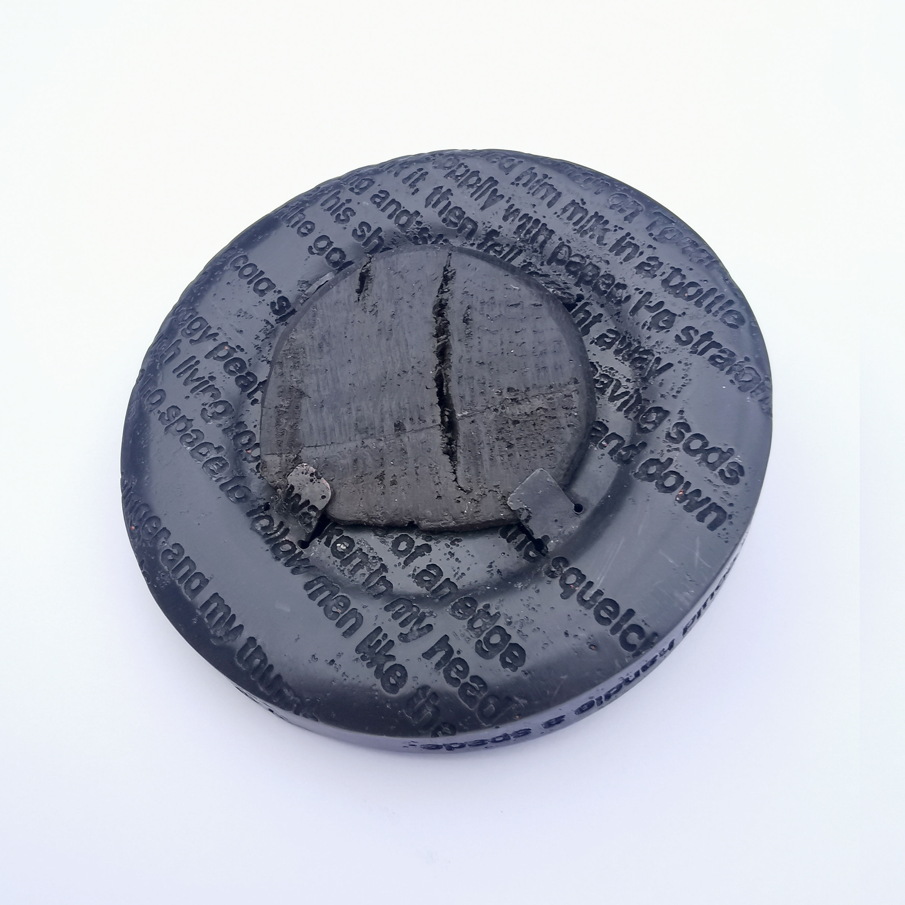 Digging Bog Oak Brooch