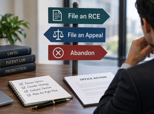 RCE vs Appeal Patent Office Action: What to File