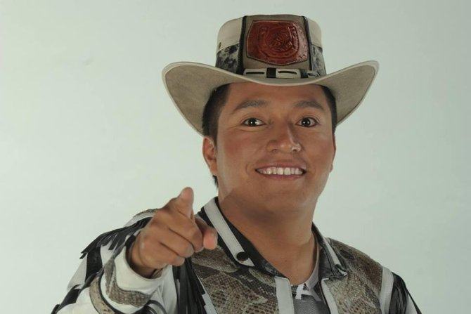 Delfín Quishpe es un cantante ecuatoriano. Fue político.Archivo