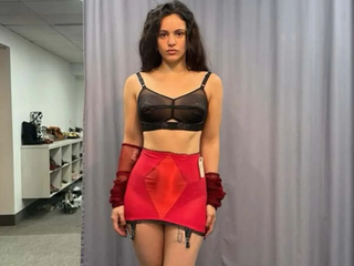 Rosalía debutó como actriz en Euphoria y compartió su experiencia en redes sociales.
