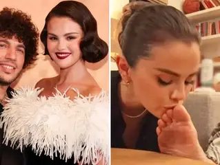 No es IA: Selena Gómez besa el pie sucio de Benny Blanco y enciende las redes