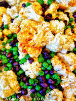 Herb Couscous Bowl w/ Roasted Veggies & Black Beans