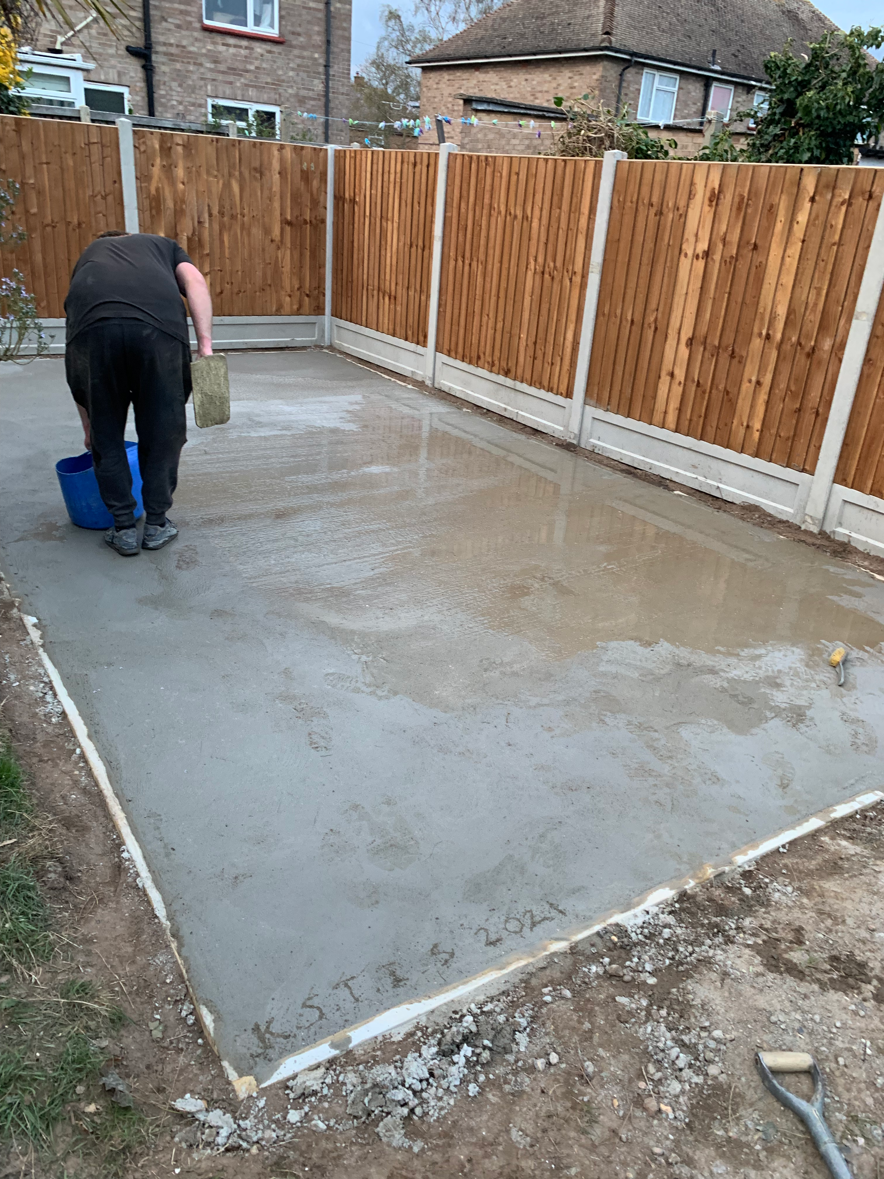 Concrete base