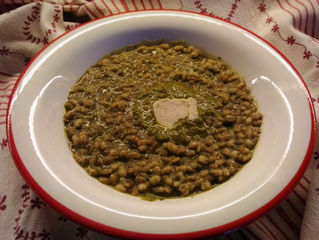 Orzotto al raponzolo