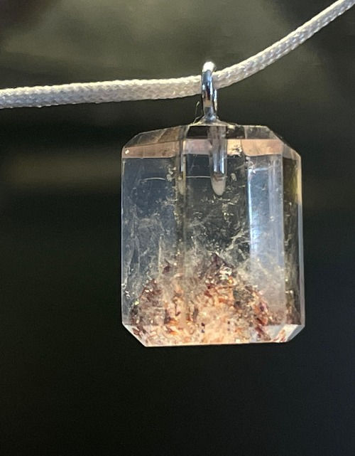 Thumbnail: Lepidocrocite Silver Pendant