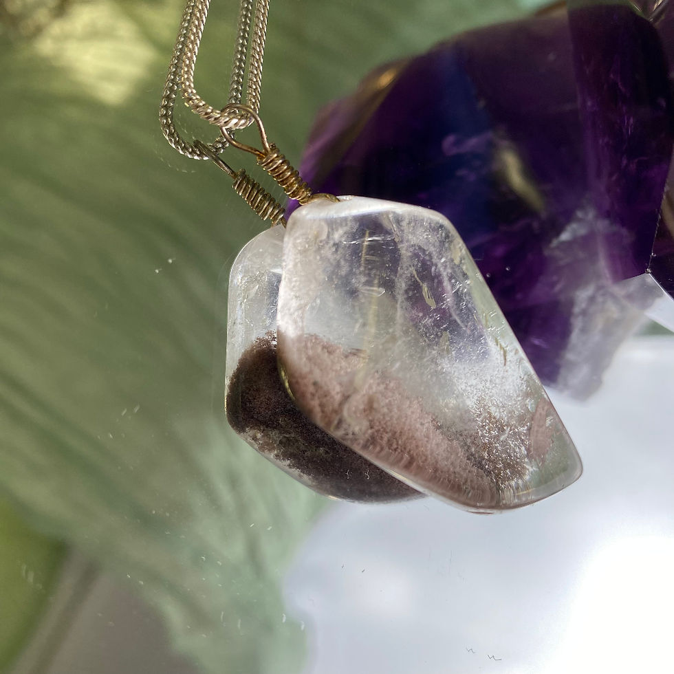 Thumbnail: Phantom Quartz Sterling Silver Pendant