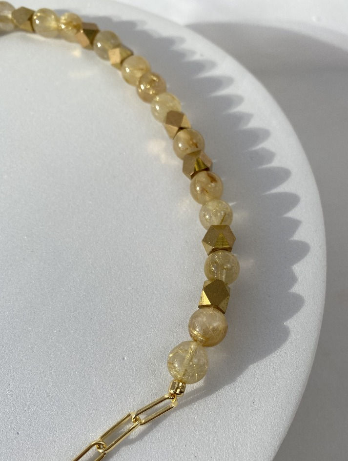 Thumbnail: Gold Collection Small Golden Rutilated Quartz 2 way