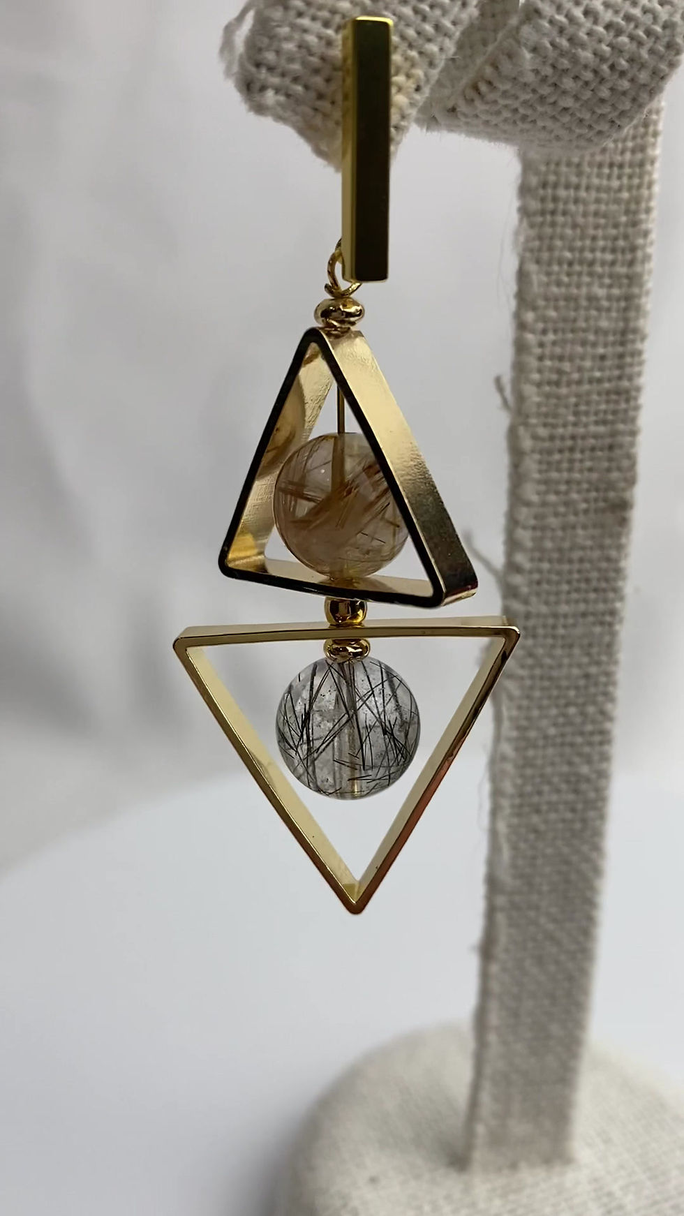 Thumbnail: Close up of Gold Earrings