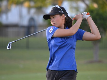 Practicing shot shaping & in-game routine on some practice rounds at Sanctuary Cove