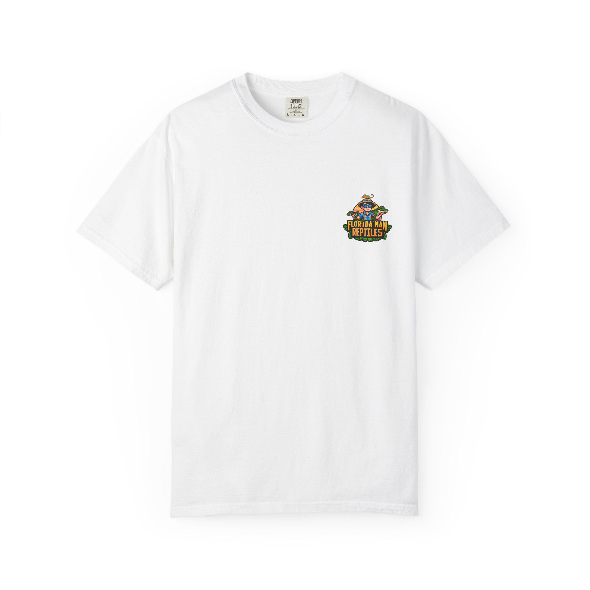 Florida Man Reptiles Postcard - Adult T-shirt
