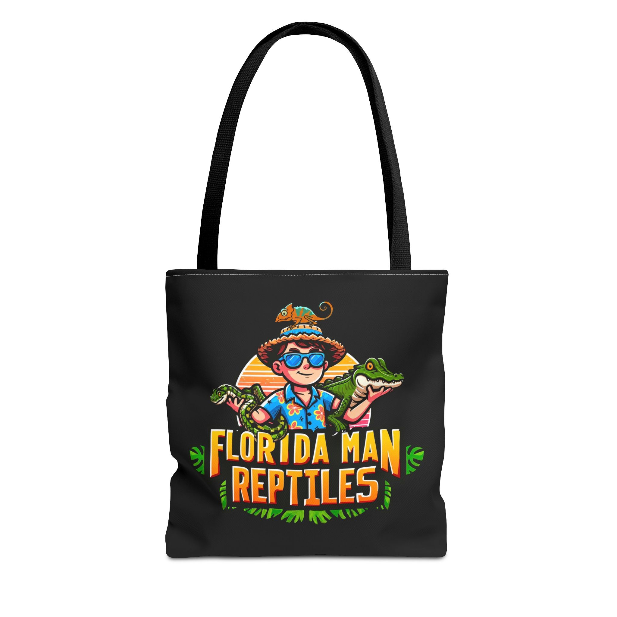 Florida Man Reptiles Graphic Tote (All-Over Print)