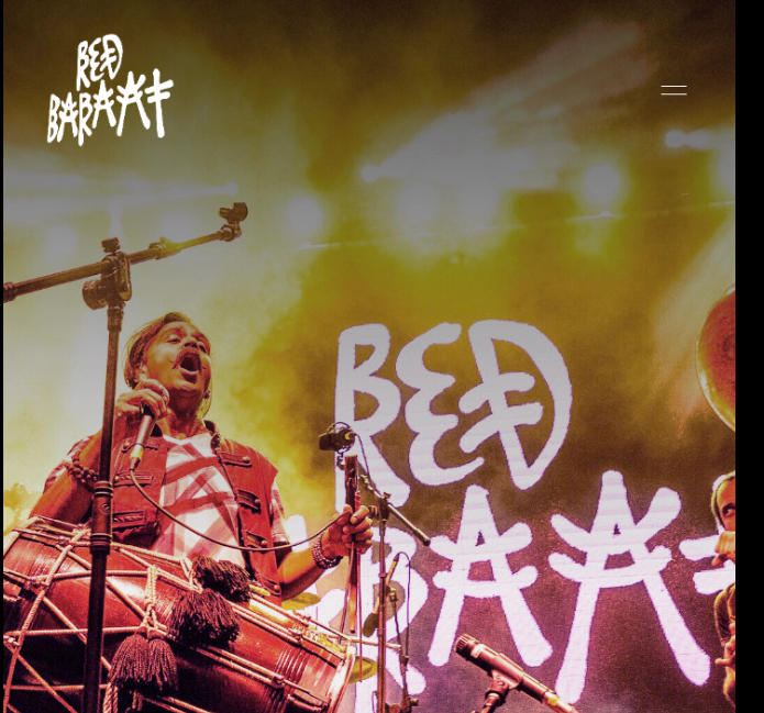 best band websites designs