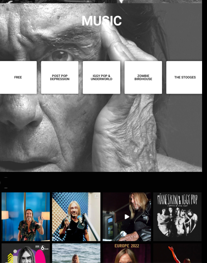 best music artist websites 2022