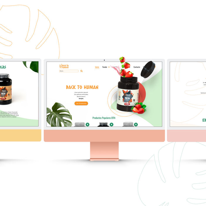 • Back To Human
Branding - UX/UI Design