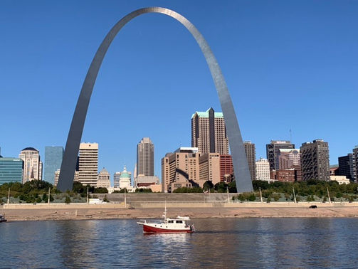 2021 Sept - The Great Loop: St. Louis Arch and Speeding Down the Mighty Mississippi