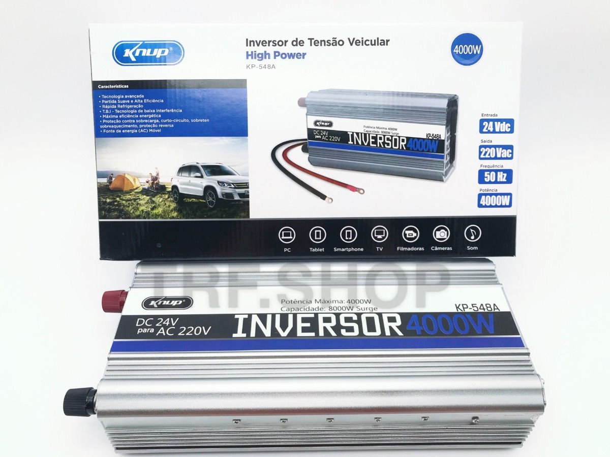 Inversor Conversor Tensão Transformador 4000w 24v 220v 50hz
