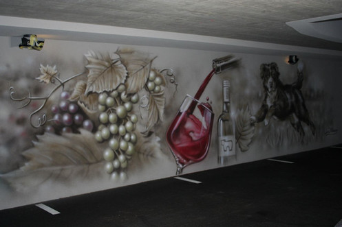 Mural Wandmalerei Hotel Pierer Tiefgarage | Teichalm