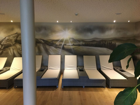 Mural Wandmalerei Hotel Pierer Tiefgarage | Teichalm