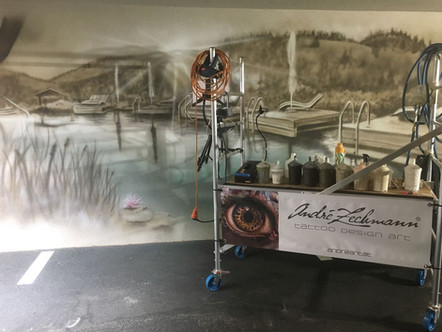 Mural Wandmalerei Hotel Pierer Tiefgarage | Teichalm