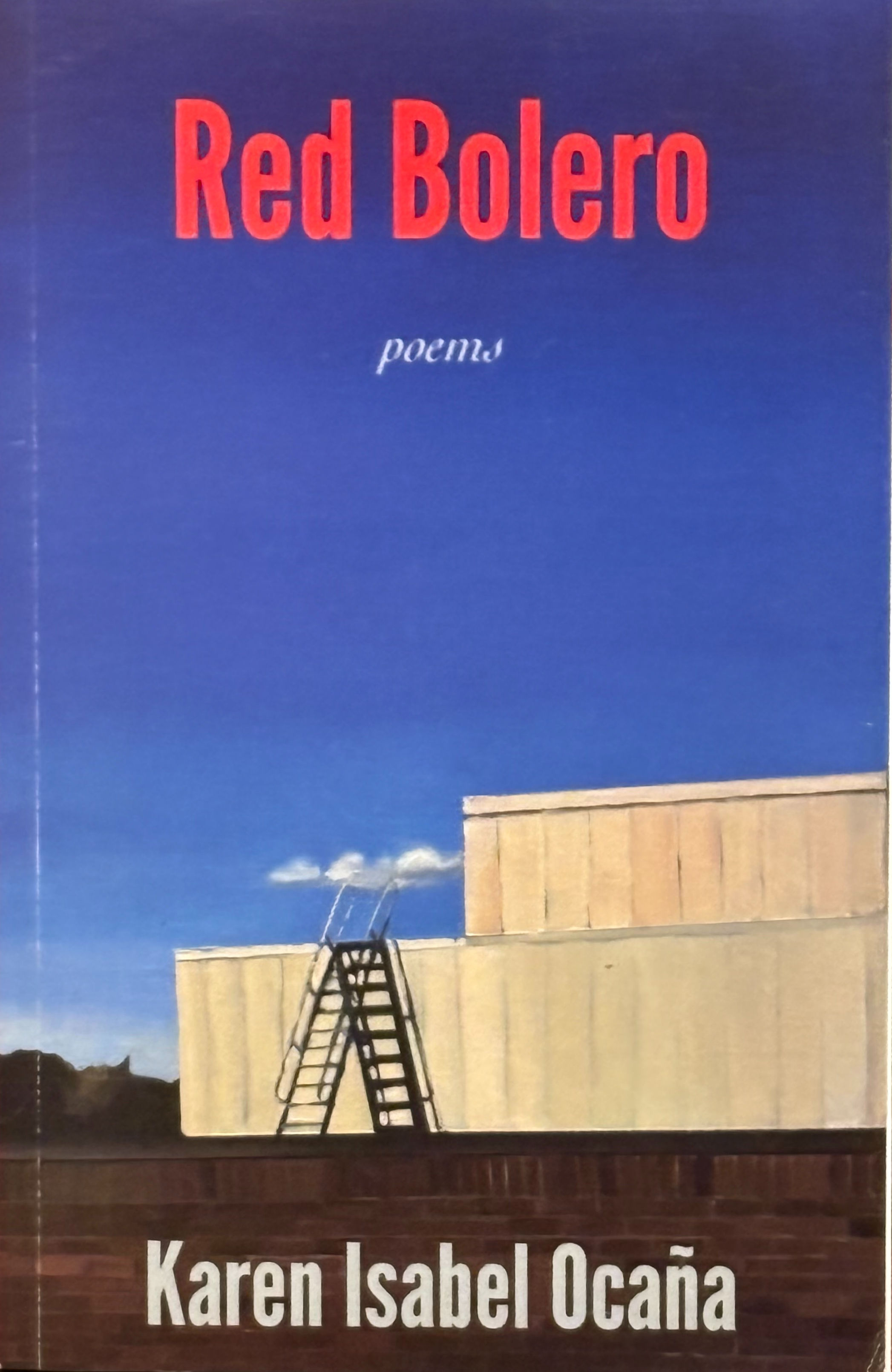 Front cover of poetry book Red Bolero