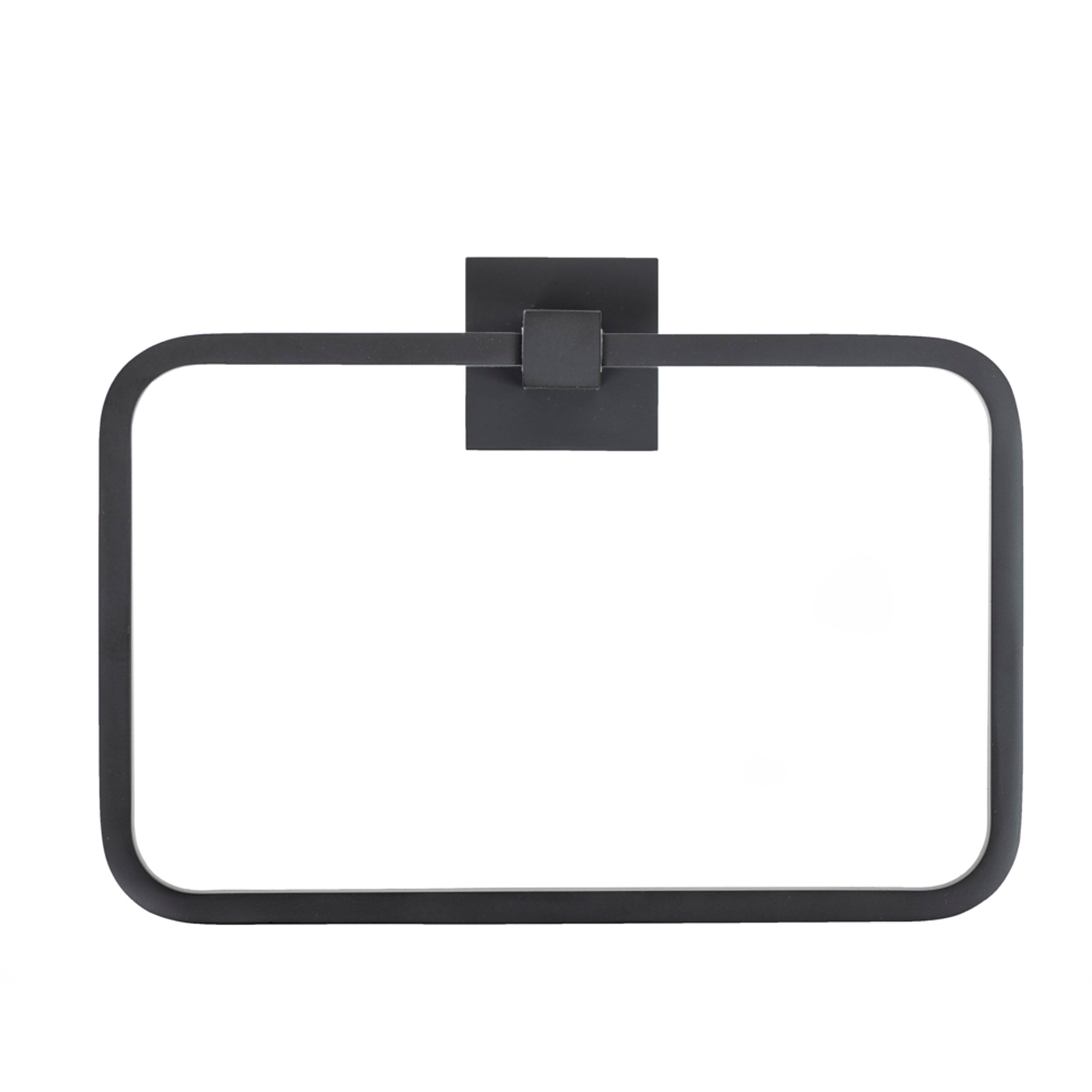 Trieste Towel Ring, Matte Black