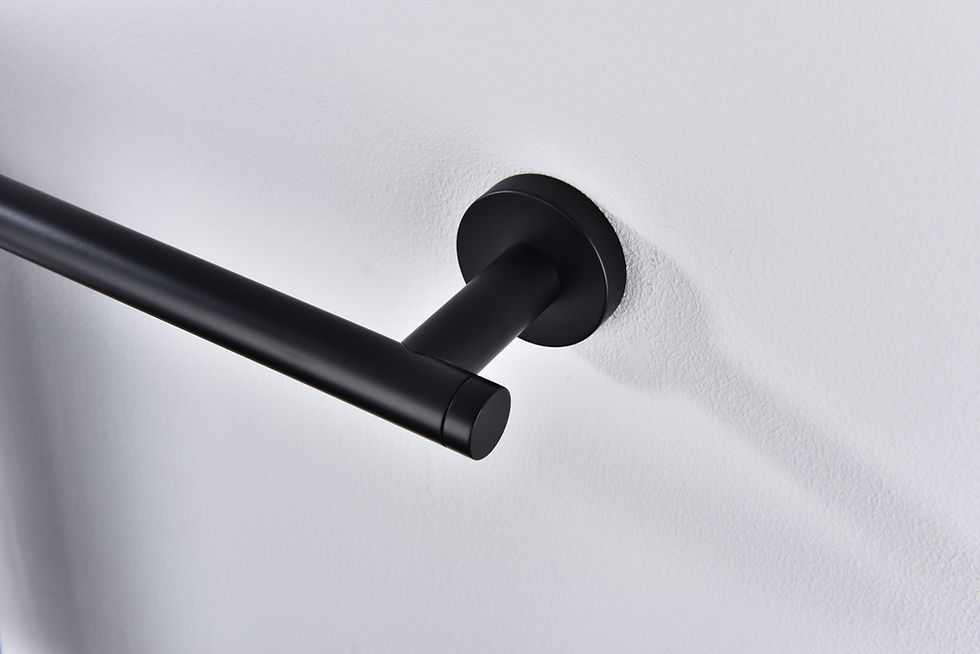 Thumbnail: Product image of Italia Collection Martella Towel Bar in Matte black model SS2301MB