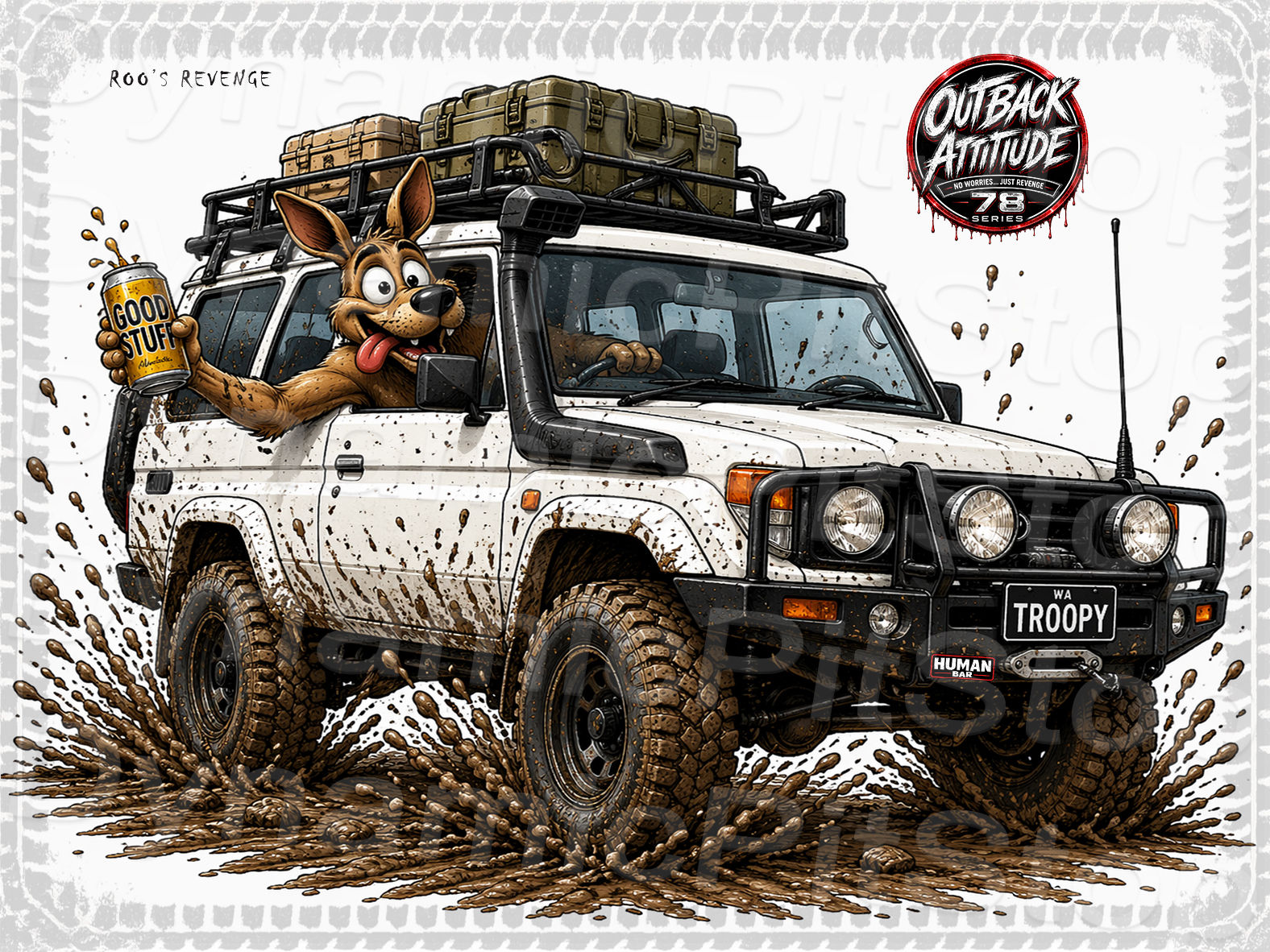 Toyota Landcruiser 78 Series Tin Sign Australia Made