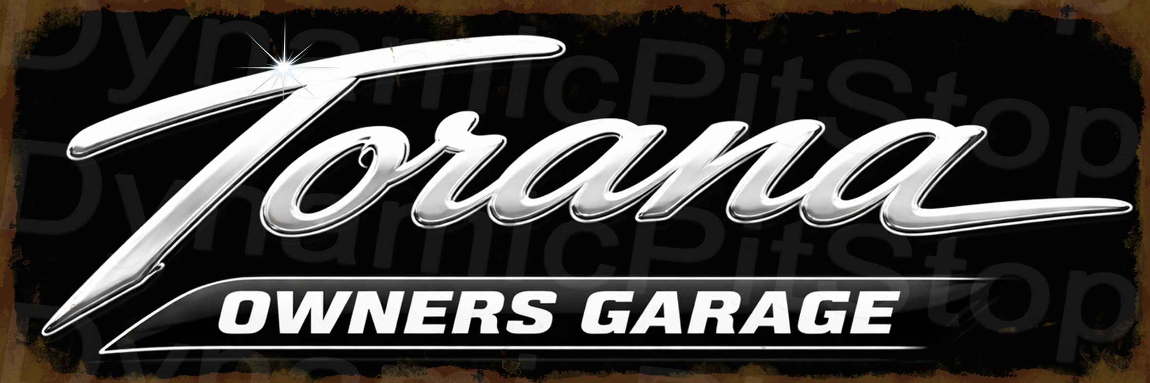 Torana Garage Rustic Tin Metal Sign Workshop Australian made