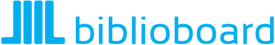 Logo for the website Biblioboard.