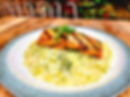 Salmão Defumado em Laranjeira com Risotto de Alho poró e parmesão, Espetáculo!
