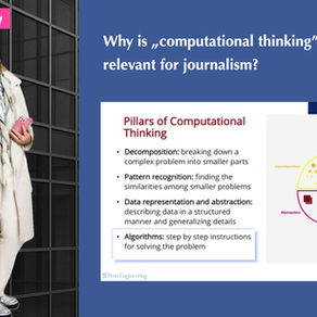The importance of "computational thinking" in modern journalism