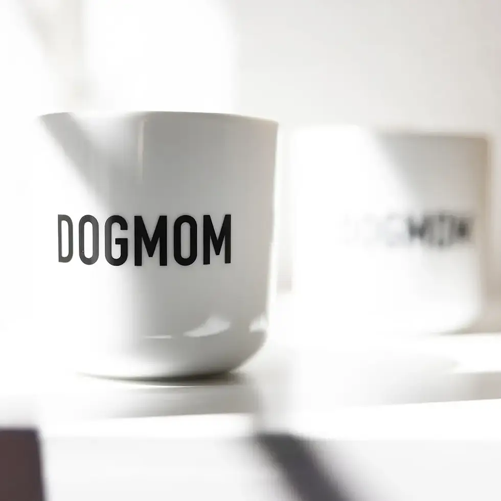 Porzellanbecher DOGMOM