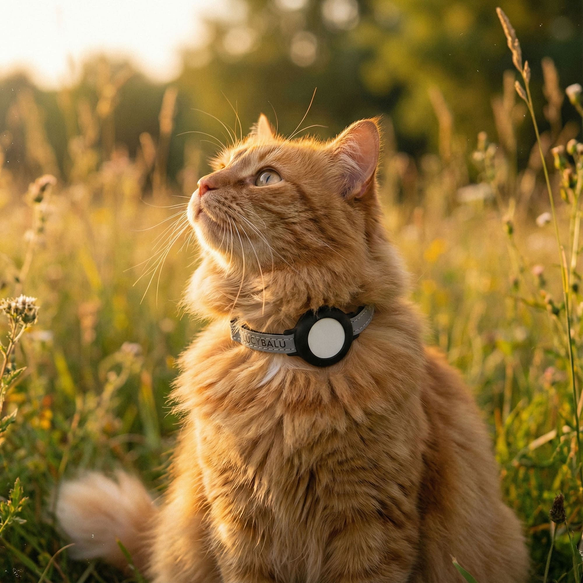 Airtag-Katzenhalsband