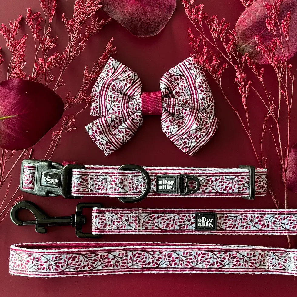 Miniaturbild: Hundehalsband "Cherrywood Ivy"