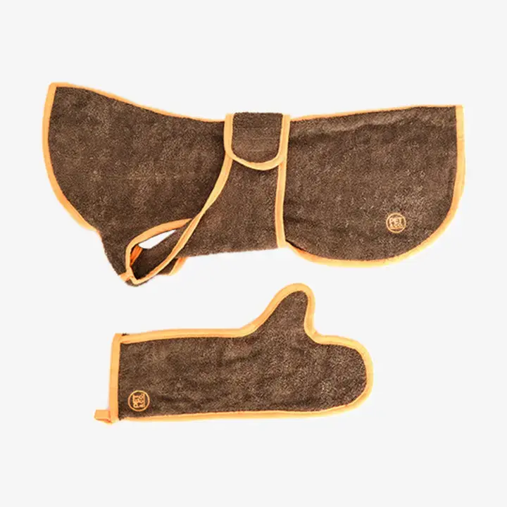 Wrappy Set - Bademantel & Trockenhandschuh
