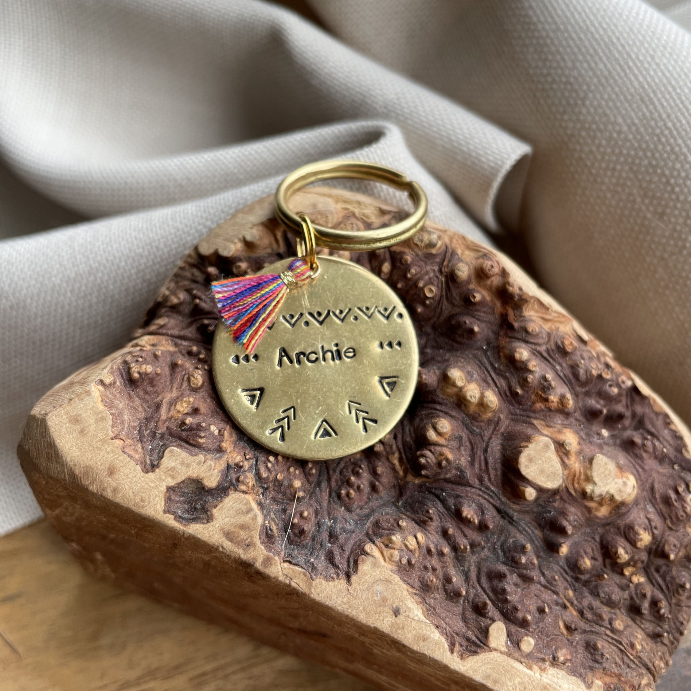 Boho-Hundemarke - "Hope"