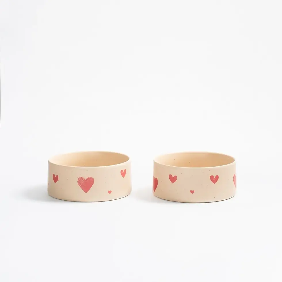 Miniaturbild: Keramik-Futternapf "Cosy Hearts"
