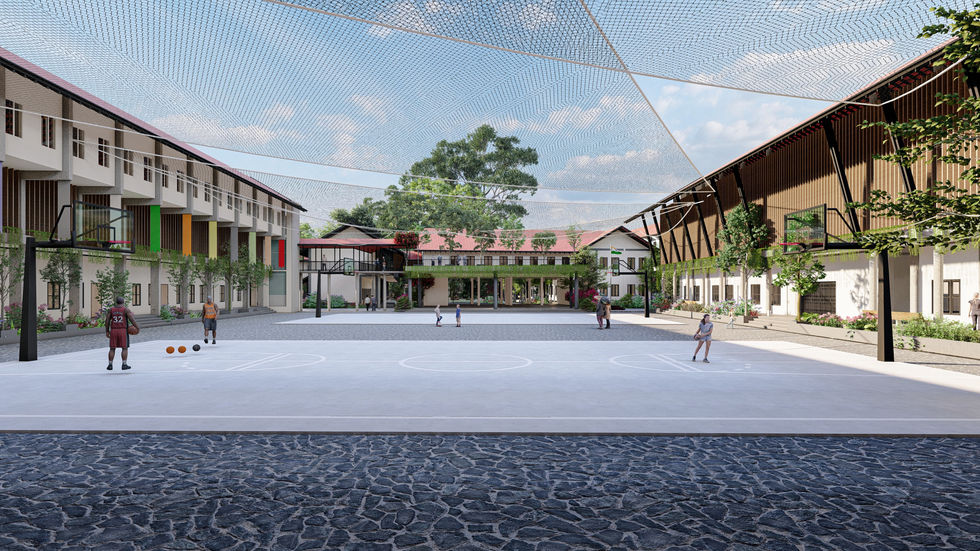 courts/assembly area