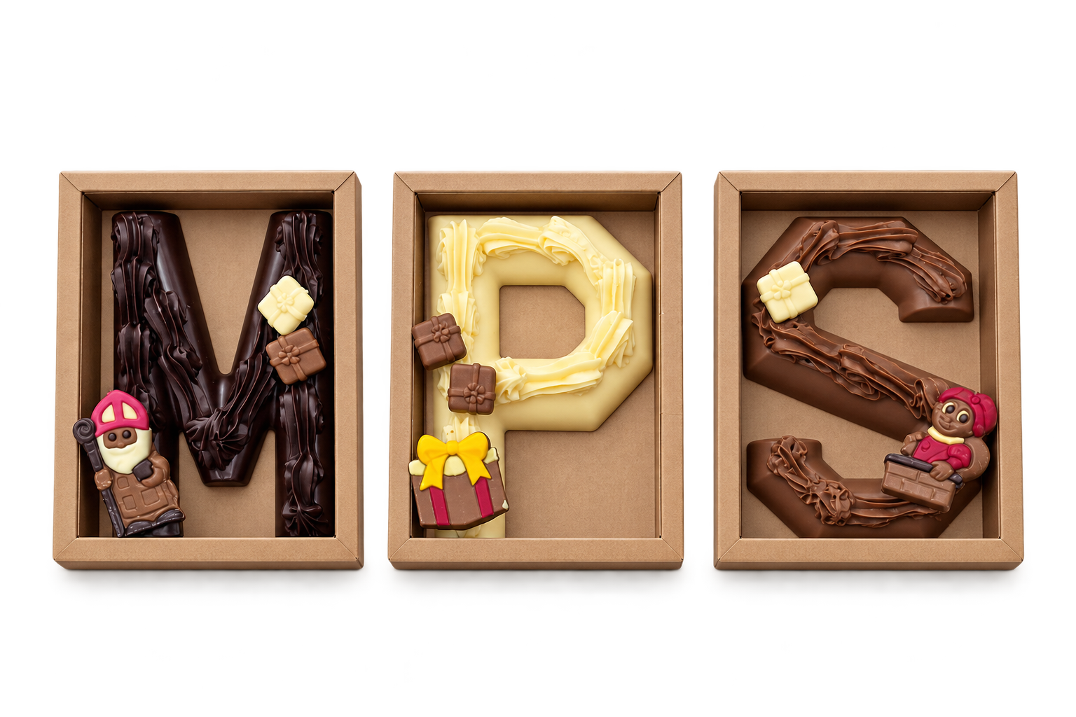 Klassieke chocoladeletter