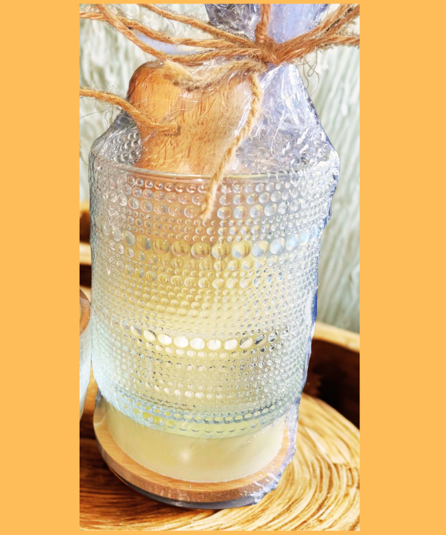 Reusable Glass Natural Dish Soap Sets -Sweet Orange