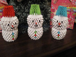 Снеговик (высота 13 см)