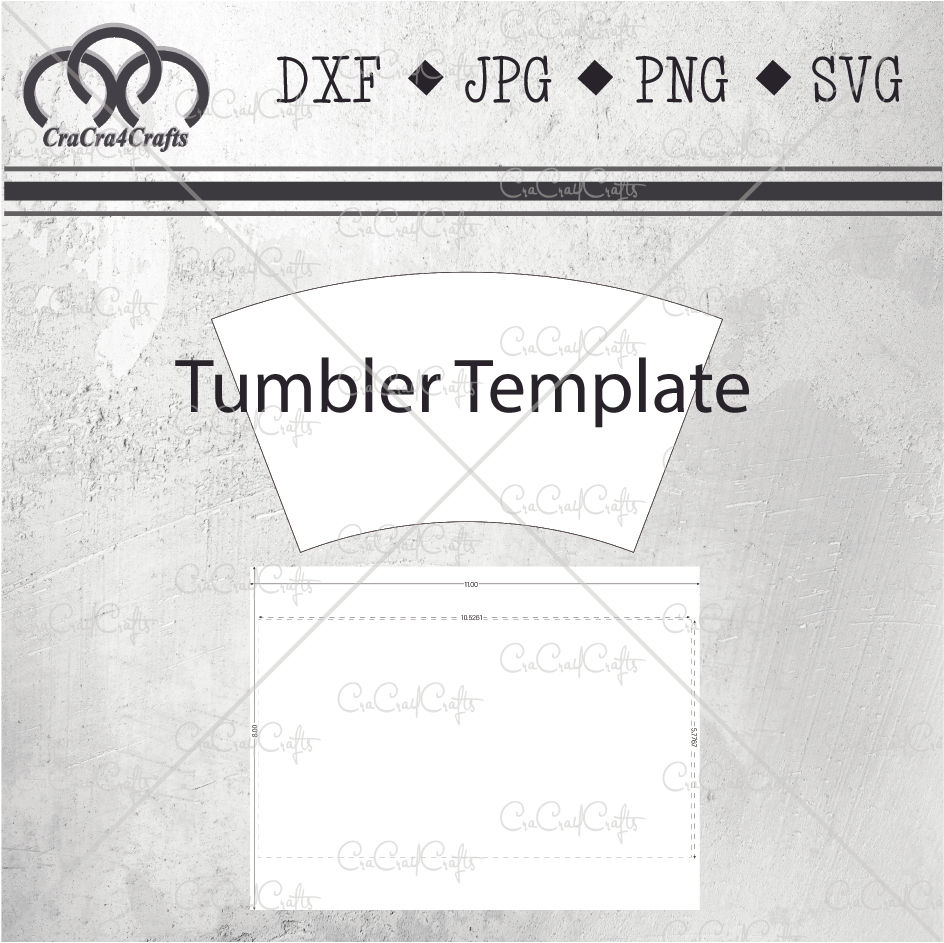 16 oz Tumbler-Gobelet Template