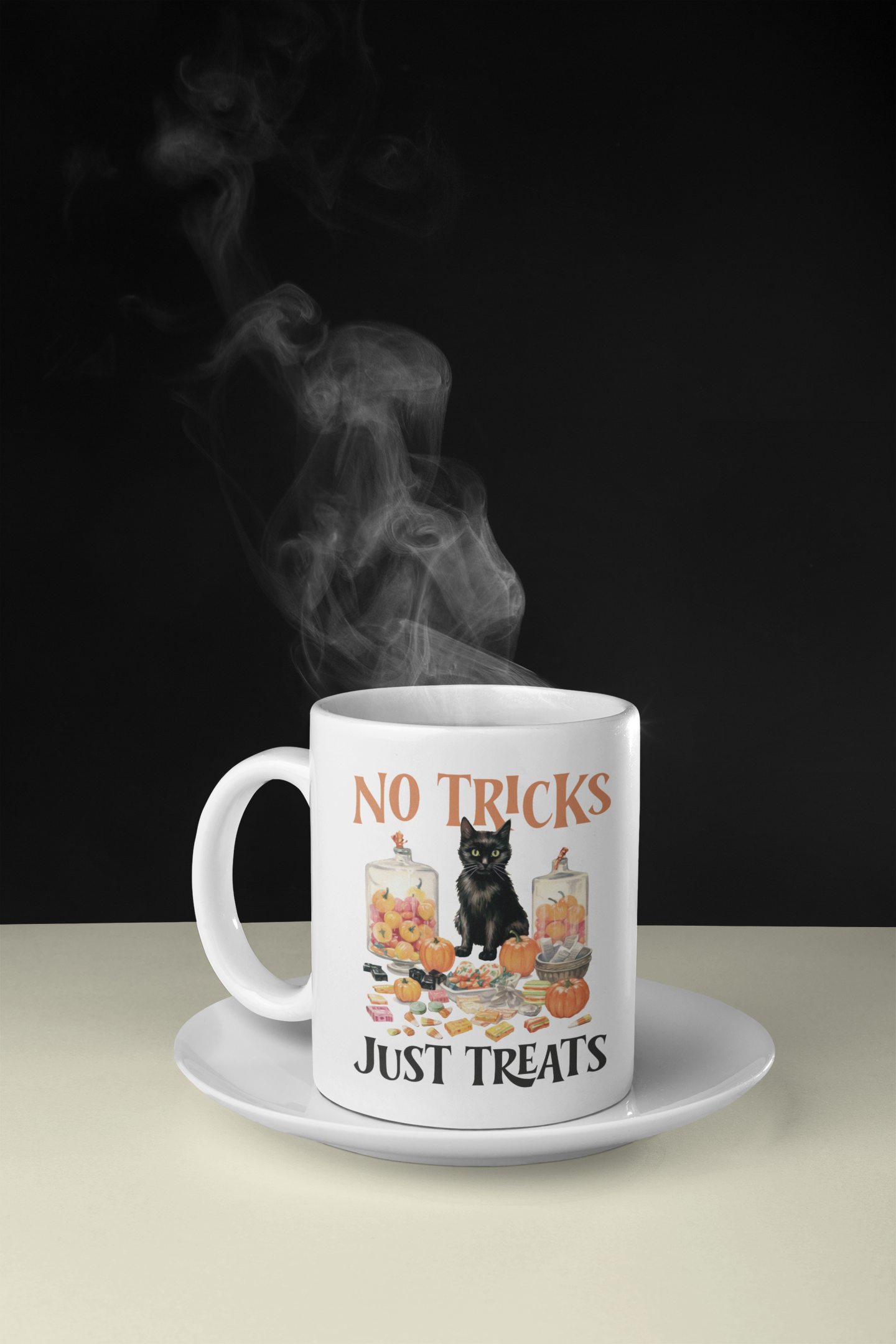 No Tricks Just Treats Ceramic Mug 11oz